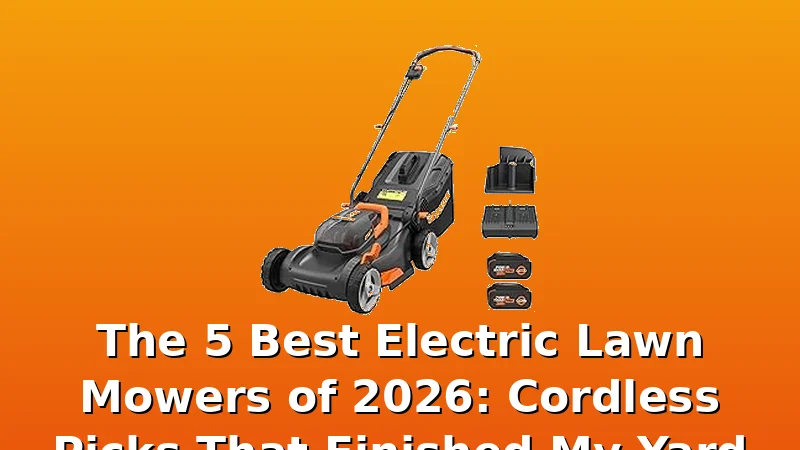 The 5 Best Electric Lawn Mowers of 2026: Cordless Picks That Finished My Yard - SoilDock review with measurements and honest opinion