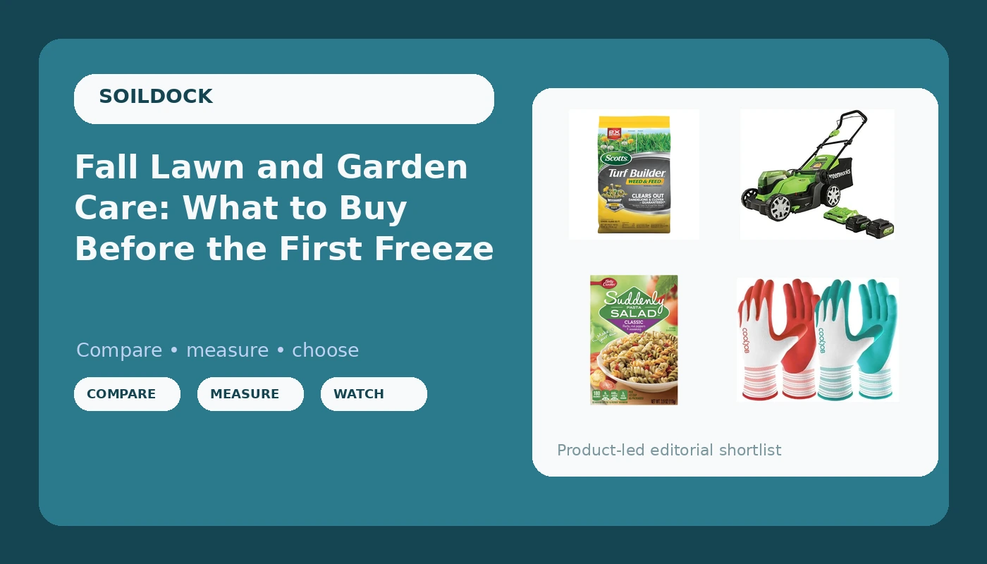 Fall Lawn and Garden Care: What to Buy Before the First Freeze