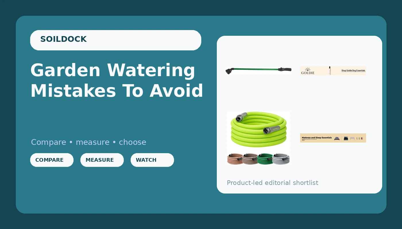 Garden Watering Mistakes To Avoid - SoilDock review with measurements and honest opinion