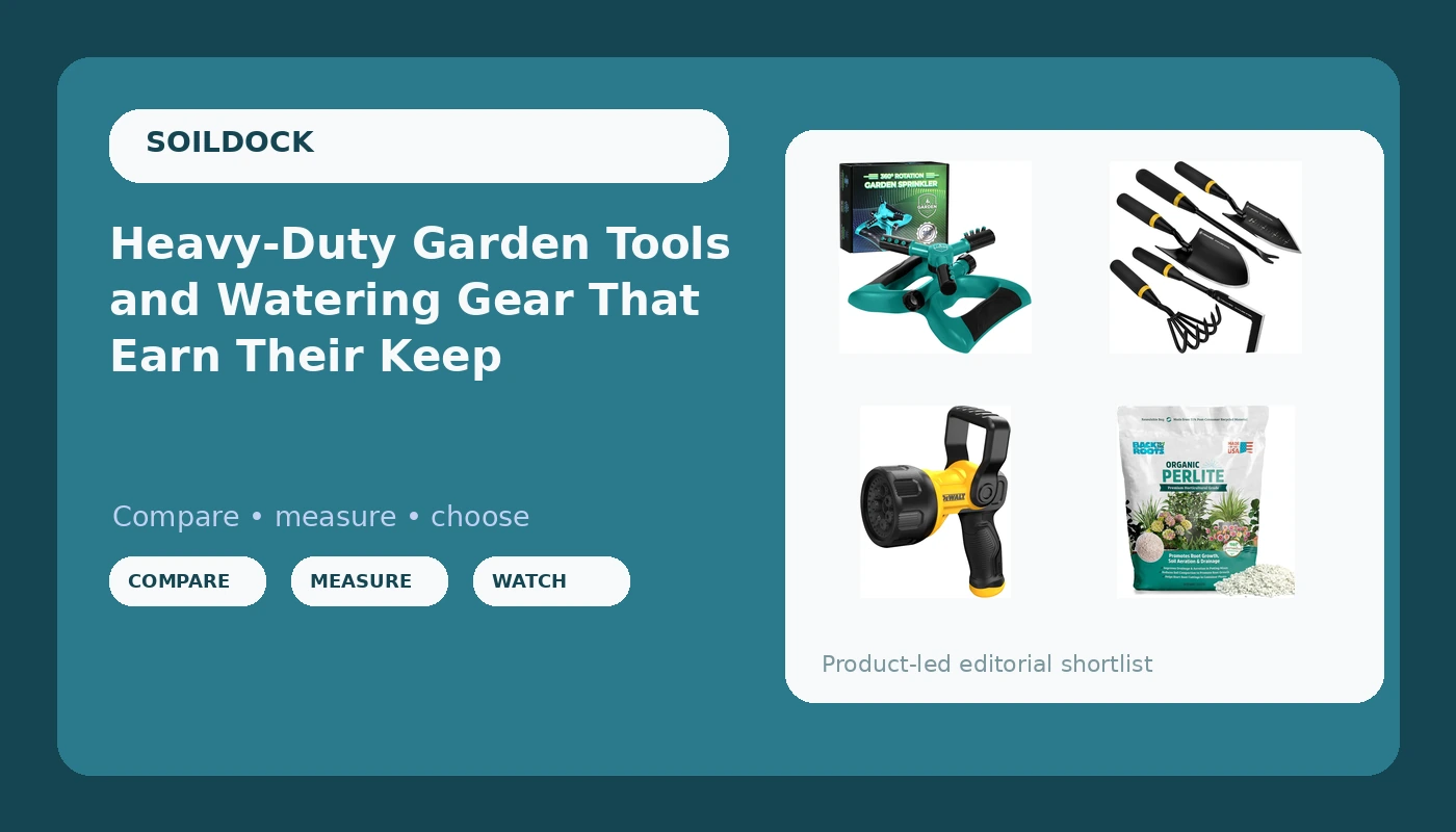 Heavy-Duty Garden Tools and Watering Gear That Earn Their Keep