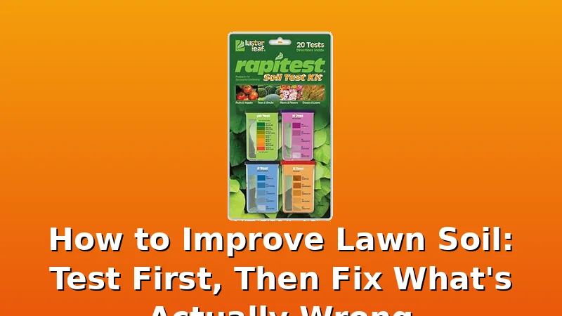 How to Improve Lawn Soil: Test First, Then Fix What's Actually Wrong - SoilDock review with measurements and honest opinion