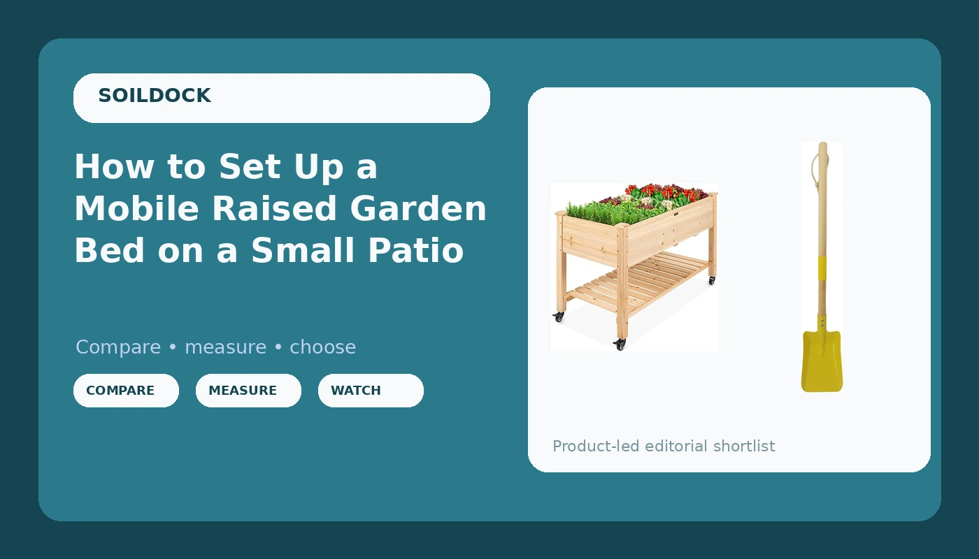 How to Set Up a Mobile Raised Garden Bed on a Small Patio