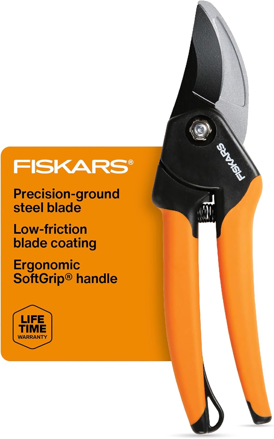 Fiskars SoftGrip Bypass Pruning Shears