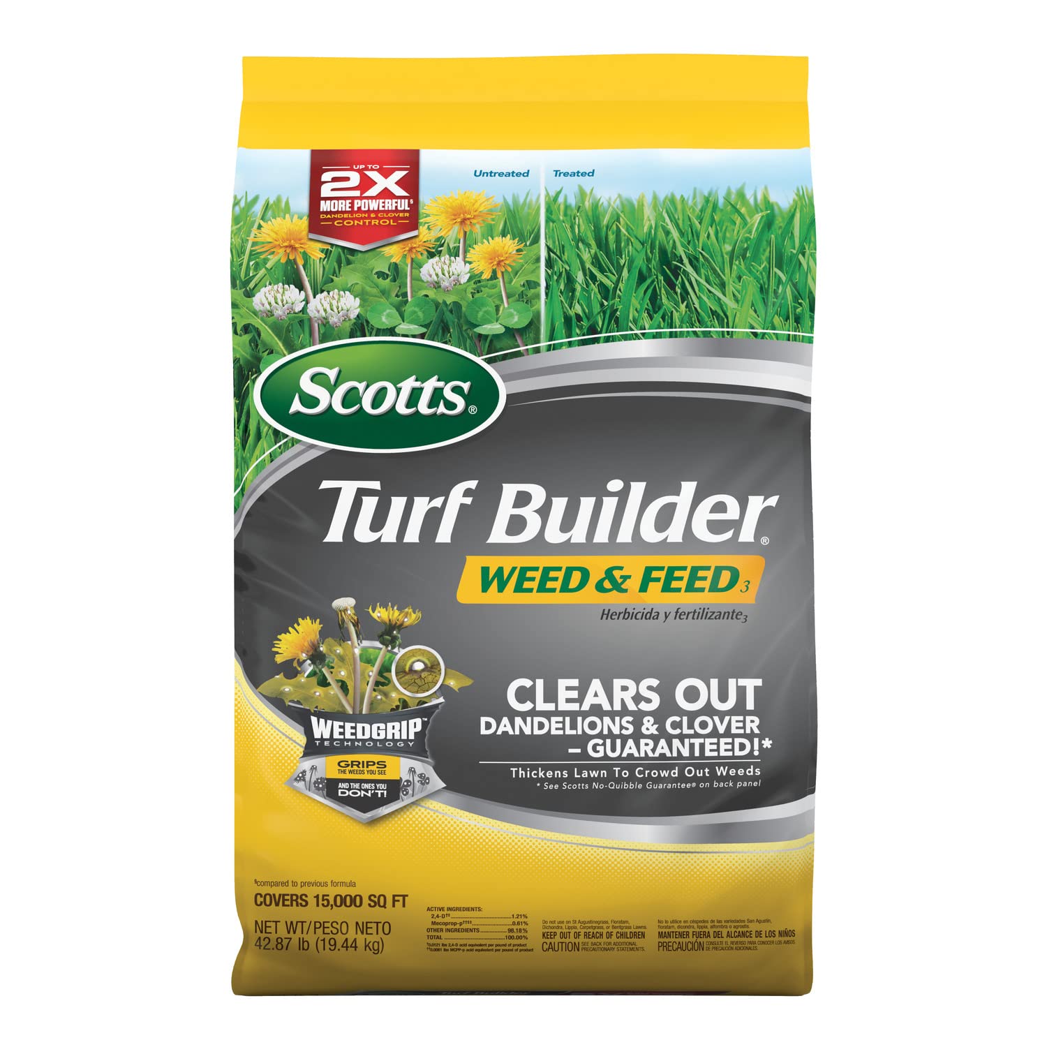 Scotts Turf Builder Weed & Feed3, 42.87 lbs.