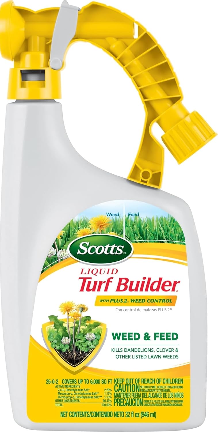Scotts Liquid Turf Builder with Plus 2 Weed Control (B01MXS85YT)