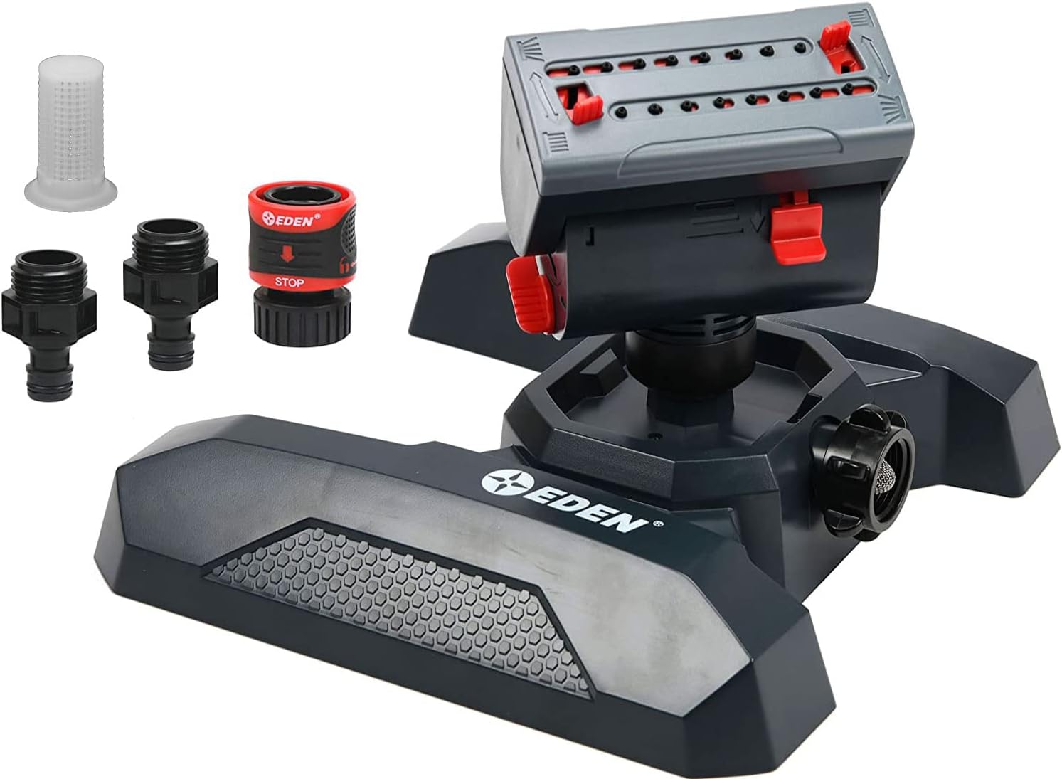 Eden 95124 Adjustable 4-Way Mini Turbo Sprinkler (B09NP74D4V)