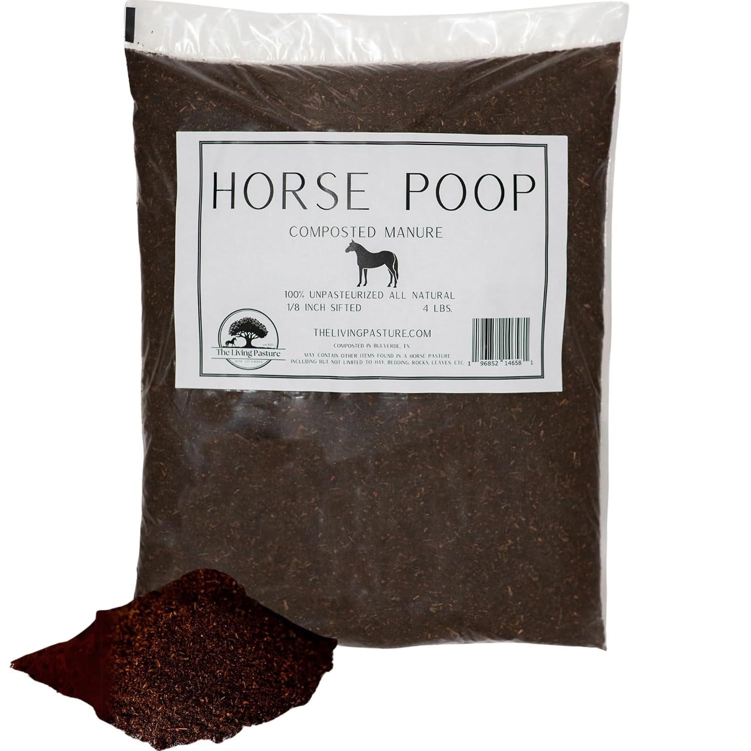 Horse Poop 100% Natural Aged Composted Manure