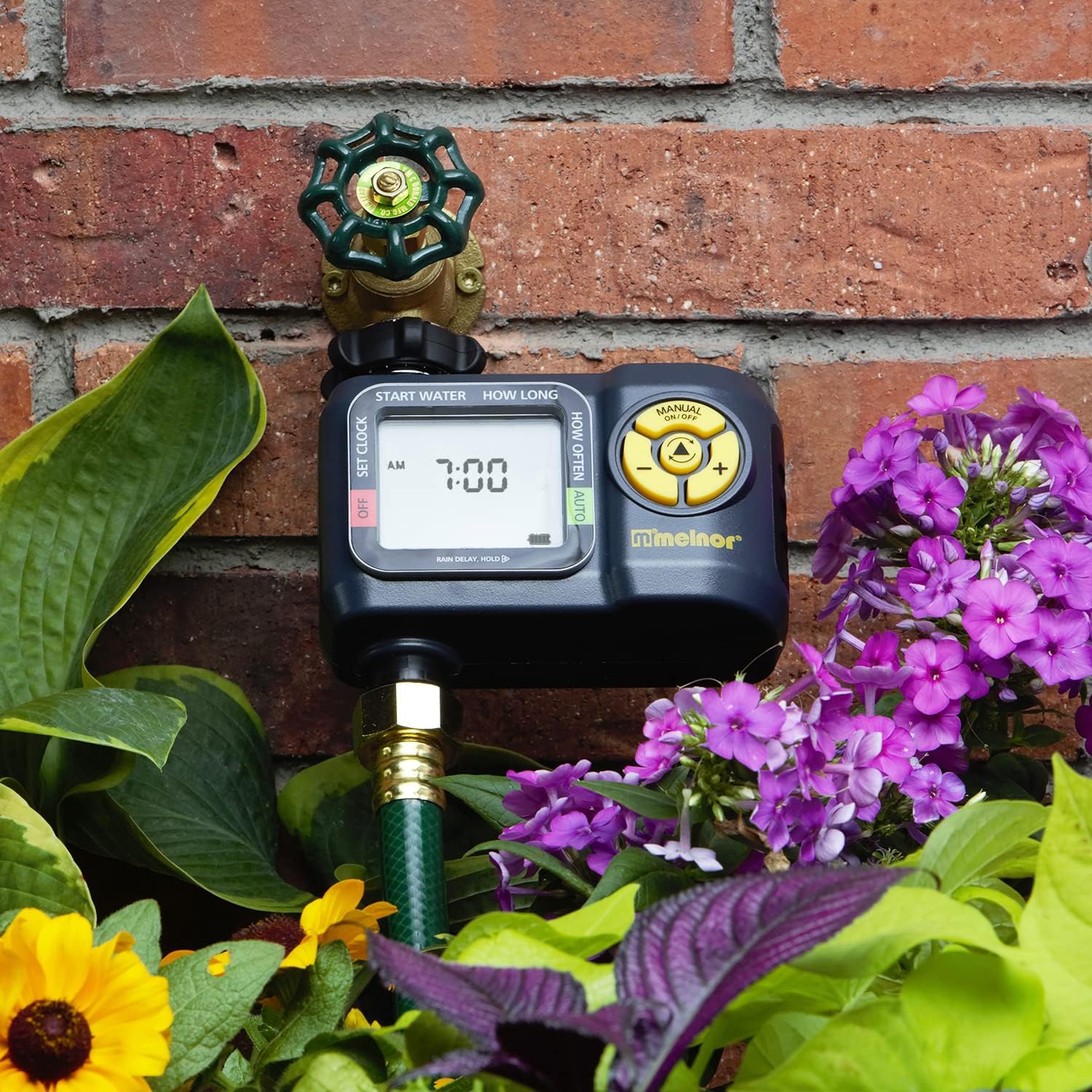 Melnor 65138AMZ AquaTimer Digital Hose Timer, 1-Zone Timer, QuickConnect...
