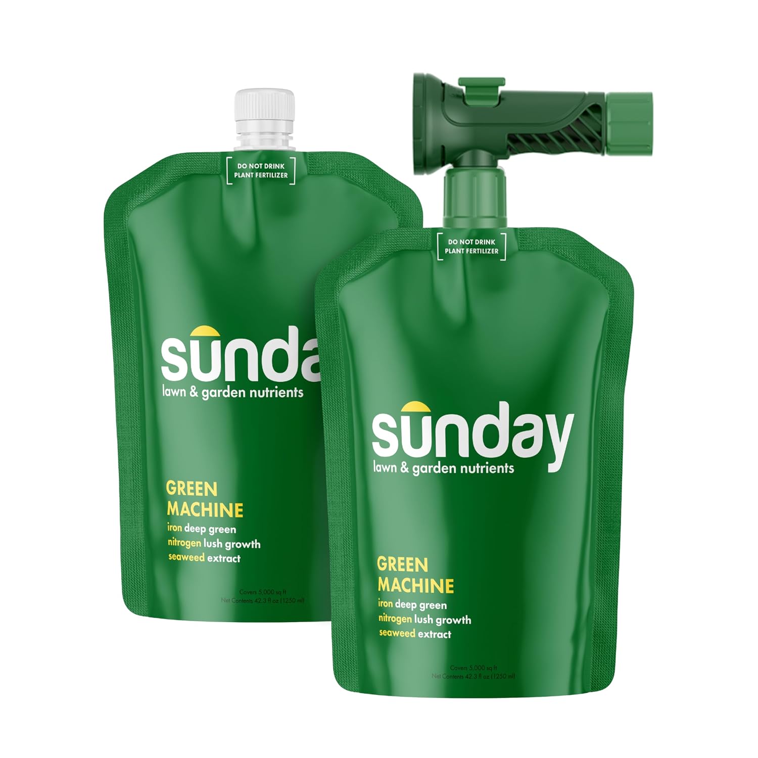 Sunday Green Machine Liquid Lawn Fertilizer, 2 Pack
