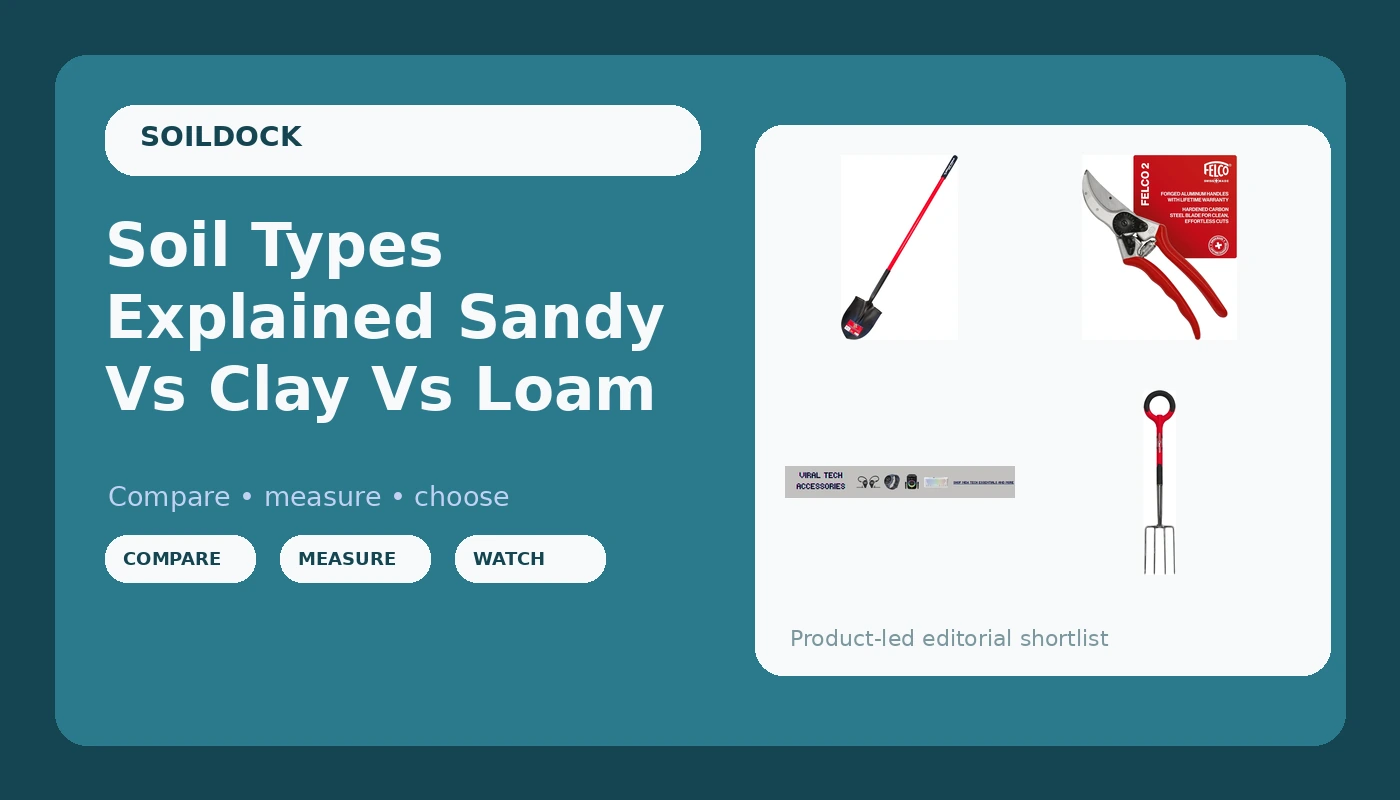 Soil Types Explained Sandy Vs Clay Vs Loam - SoilDock review with measurements and honest opinion